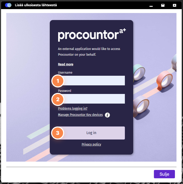 Procountor API – Accunan tukiportaali